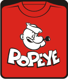 Прикольные футболки: Моряк Попай портрет